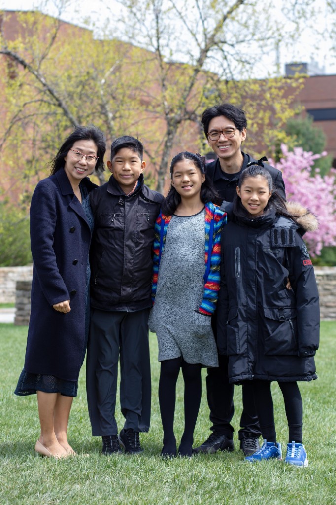 The Hong family, missionaries at Kendu Adventist Hospital